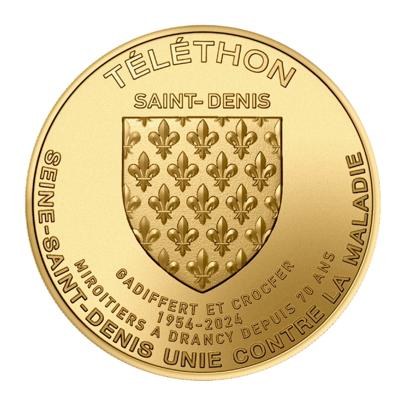 Téléthon - Blason Saint-Denis - Gadiffert et Crocfer - 1954-2024